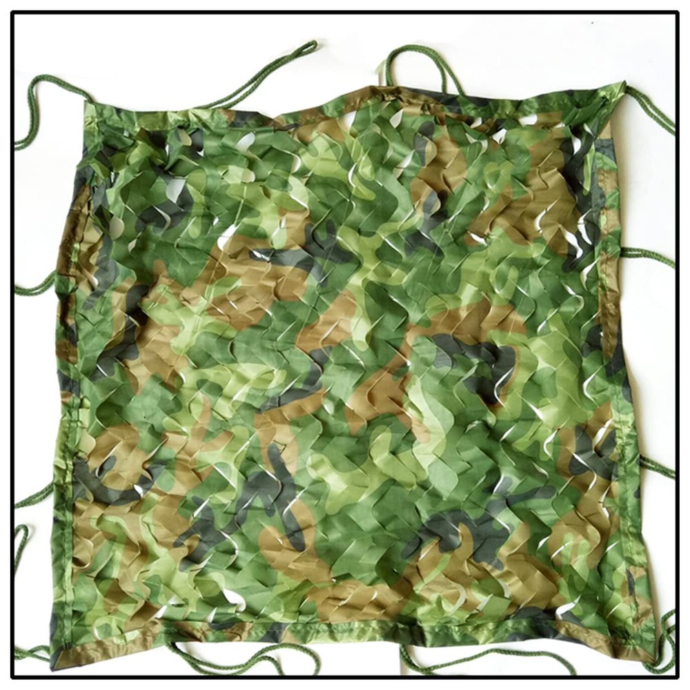 Dunan Woodland Camouflage Net for Hunting, Concealment, Privacy, Camping & Garden Decor (1.5 m × 5 m / 5 ft × 16.4 ft)
