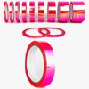 Oilslick Transparent Chameleon Decorative Strips, Iridescent Effect, 15 mm, Transparent Pink view 1