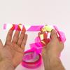 Oilslick Transparent Chameleon Decorative Strips, Iridescent Effect, 15 mm, Transparent Pink view 4