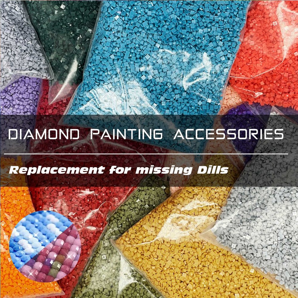 Carsilers Round Diamond Painting Drills, Color 746, 3,500 Pieces