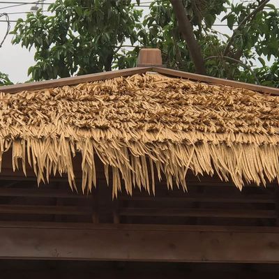LPLND Artificial Palm Thatch Roofing Roll, 0.5 x 1 m, Fire-Retardant (Size: 1 m, Color: 3#)