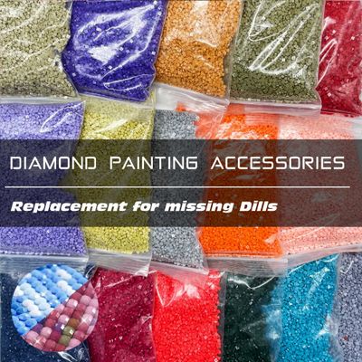 Carsilers Round Diamond Painting Replacement Drills, Color 3779, 3,500 Pieces