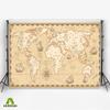 Aoihrraan 10 x 8 ft Vintage Treasure Map Pirate Ship Backdrop view 3