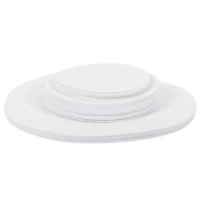 Felt Plate Separators, White, 48-Piece Set