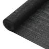 vidaXL Fence Screen Black 2 x 10 m HDPE 75 g/m view 1