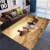 Horse-Themed Flannel Rug, Non-Slip, Color 6, 140 x 200 cm view 1