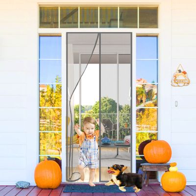 Magnetic Screen Door, 150 x 215 cm, Gray