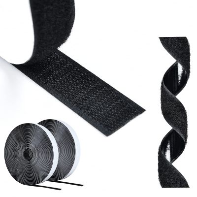 AiQInu Self-Adhesive Hook and Loop Tape, 5 m, Extra Strong, 20 mm Wide
