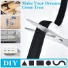 AiQInu Self-Adhesive Hook and Loop Tape, 5 m, Extra Strong, 20 mm Wide view 3