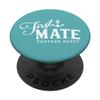 Ses First Mate Pontoon T-Shirt for Boating and Swimming PopSockets with Interchangeable PopGrip view 1