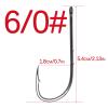 jinyi2016SHOP Dropshot Hooks, Long Shank, 50-Pack, 1#–6/0#, High-Carbon Steel (Color: 6l0) view 2