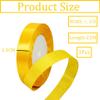 22m Yellow Satin Ribbon 15mm Wide view 2