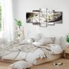 B&D XXL Orchid Diamond Flower Canvas Wall Art, 150 x 75 cm, 5-Piece, Modern view 2