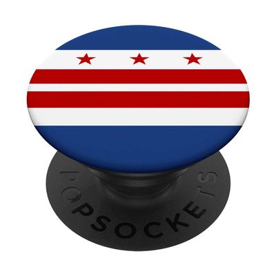 Cool Washington, DC Flag Gifts Born in DC PopSockets with Interchangeable PopGrip