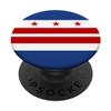 Cool Washington, DC Flag Gifts Born in DC PopSockets with Interchangeable PopGrip view 1