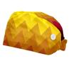 2-Piece Chevron Stripe Geometric Work Caps with Buttons and Sweatband, Adjustable Surgical Scrub Caps, Multicolor 11, M/L view 1