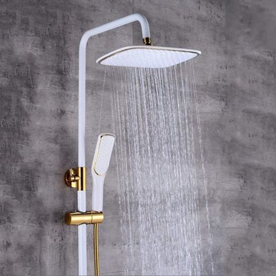 SXLSZ 360 Rotating Platinum Shower System with Adjustable Hand Shower