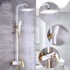 SXLSZ 360 Rotating Platinum Shower System with Adjustable Hand Shower view 2