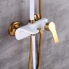 SXLSZ 360 Rotating Platinum Shower System with Adjustable Hand Shower view 4