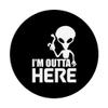 Im Outta Here Storm Area 51 UFO Lover PopSockets with Interchangeable PopGrip view 3