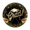 Aoihrraan 180 cm Round Graduation Photography Backdrop with Golden Dots view 3