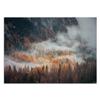 Feeby Forest in Fog Photo Wallpaper 200 x 140 cm Orange XXL Nonwoven Wall Mural view 2