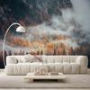 Feeby Forest in Fog Photo Wallpaper 200 x 140 cm Orange XXL Nonwoven Wall Mural view 3