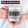 Trendation - Certified Bro Mug, Gift for Best Friend or Brother, Gift Idea with Saying (White) view 2