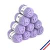 Bergère de France BARISIENNE Yarn Set for Knitting and Crochet, 10 x 50 g, 100% Acrylic, 4 mm, Very Soft Round Yarn, Purple (LAVANDE) view 1