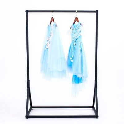 Commercial Freestanding Clothing Rack with Wheels
