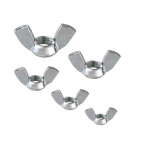 Wing Nuts M3–M12, American Form, DIN 315, Zinc-Plated Steel (200, M3)