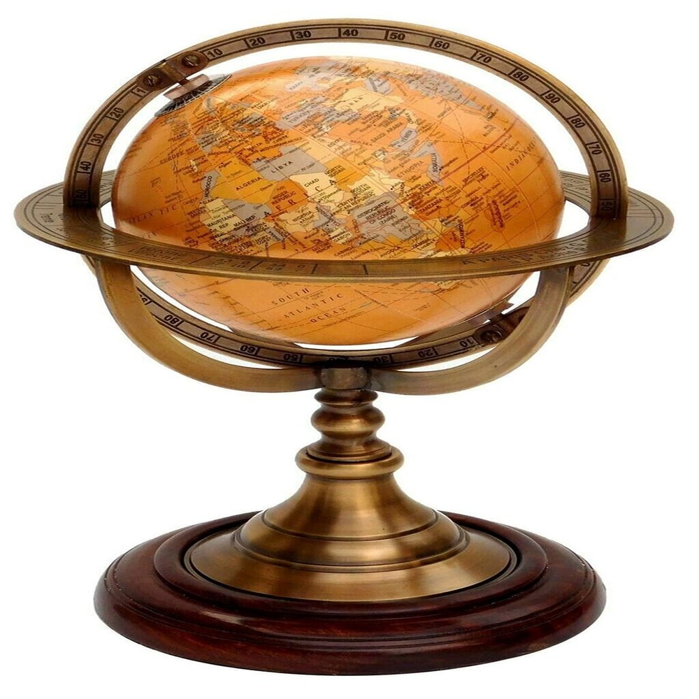 Brass Armillary Sphere, 27.9 cm