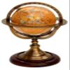 Brass Armillary Sphere, 27.9 cm view 1