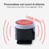 Pilipane 110 dB Wired Mini Alarm Siren Horn, 12 V, Red and Black view 2