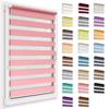 Day & Night Roller Blind, No Drilling, 38 x 220 cm Fabric, Clip-Fit, Light-Filtering & Blackout view 1