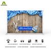 Aoihrraan 3.5 x 2.5 m Rustic Oktoberfest Wood-Plank Background, Blue Plaid view 2