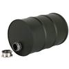 Qcwwy 700 ml Stainless Steel Beer Keg Flask with Lid, Portable Wine and Liquor Flask, Military Green view 1