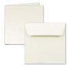 ARTOZ Greenline Set of 75 Square Folded Cards and Envelopes - Tortilla view 1