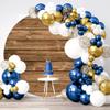OERJU 2 x 2 m Rustic Wood Circle Photography Backdrop view 3