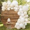 OERJU 2 x 2 m Rustic Wood Circle Photography Backdrop view 4