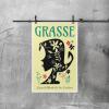 Grasse French Riviera Vintage Travel Poster, Canvas Wall Art, 20 x 30 cm view 3