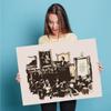 Banksy Street Art Cotton Poster “Auction Consumer Criticism” – Modern Canvas Art Print, Unframed, A4–A2 view 2