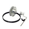 Pangyoo PYouo GT2 Timing Pulley, 16T + 60T, HTD Kit, Closed 200 mm Timing Belt, RAMLEY (60T Bore: 5 mm, 16T Bore: 5 mm) view 4