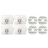 LIZONGFQ Replacement Accessories for Ecovacs Deebot X1 Omni Turbo Robot Vacuum, Dust Bags and Mop Cloths, 8-Piece Set (Light Yellow) view 1