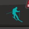 Skier Sticker – 6 Sizes, 21 Colors – Slalom, Winter, Cross-Country, Nordic Combined view 1