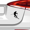 Skier Sticker – 6 Sizes, 21 Colors – Slalom, Winter, Cross-Country, Nordic Combined view 3