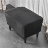 Highdi Ottoman Slipcovers, Black, 2-Pack view 1