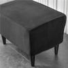 Highdi Ottoman Slipcovers, Black, 2-Pack view 3
