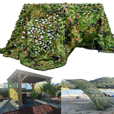 Camouflage Net 2x13m, 4x9m, 2x5m, 6x11m, 3x7m, 7x15m, 8x9m, 10x13m Bulk Roll, Sunshade Net for Hunting Blinds (Size: 7x9m)