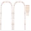 KOTARBAU Solid Rose Arch with Rust Finish, Supports up to 200 kg view 4
